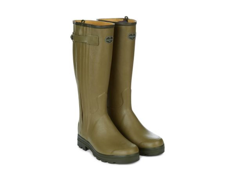 NEW LE CHAMEAU MEN'S CHASSEUR LEATHER LINED 