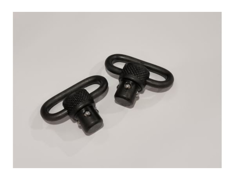 NEW GRS QR SWIVEL PUSH BUTTON 1 INCH PAIR
