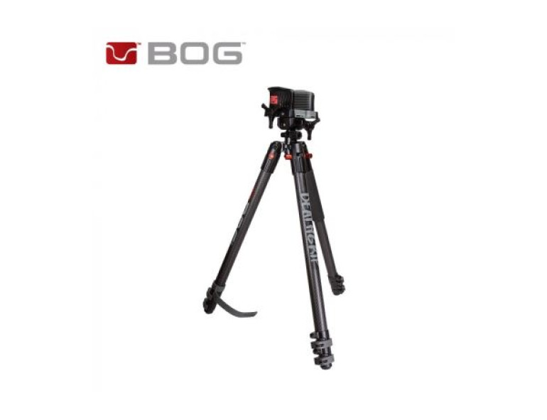 NEW BOG DEATH GRIP CLAMPING CARBON TRIPOD SHOOTING STICK