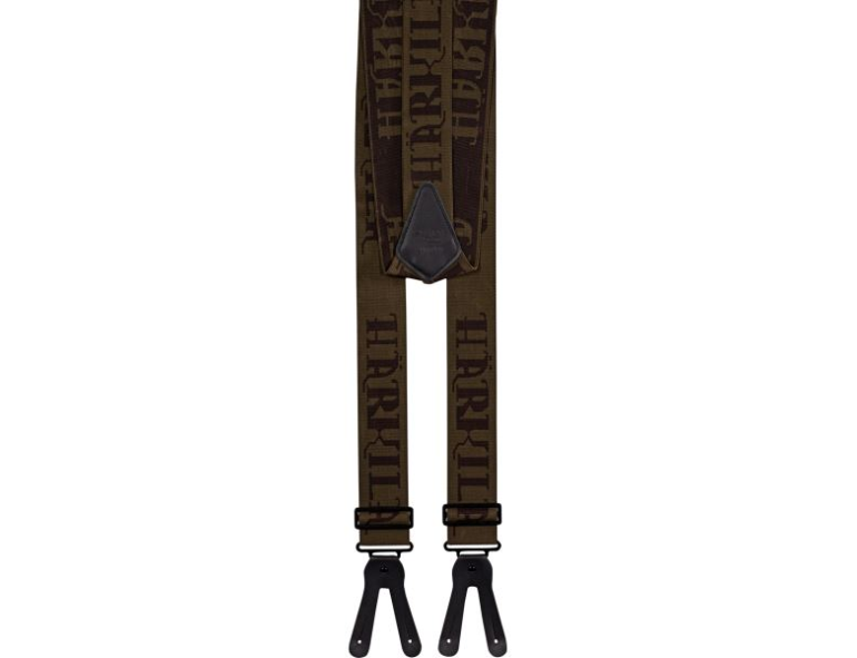 NEW HARKILA CARL AUGUST BRACES BUTTONS GREEN