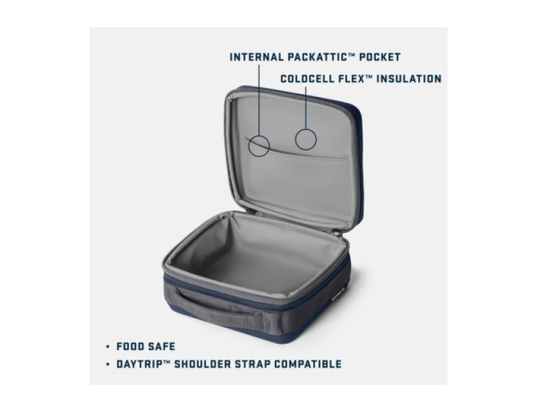 NEW YETI DAYTRIP INSULATED LUNCH BOX 5L CHARCOAL