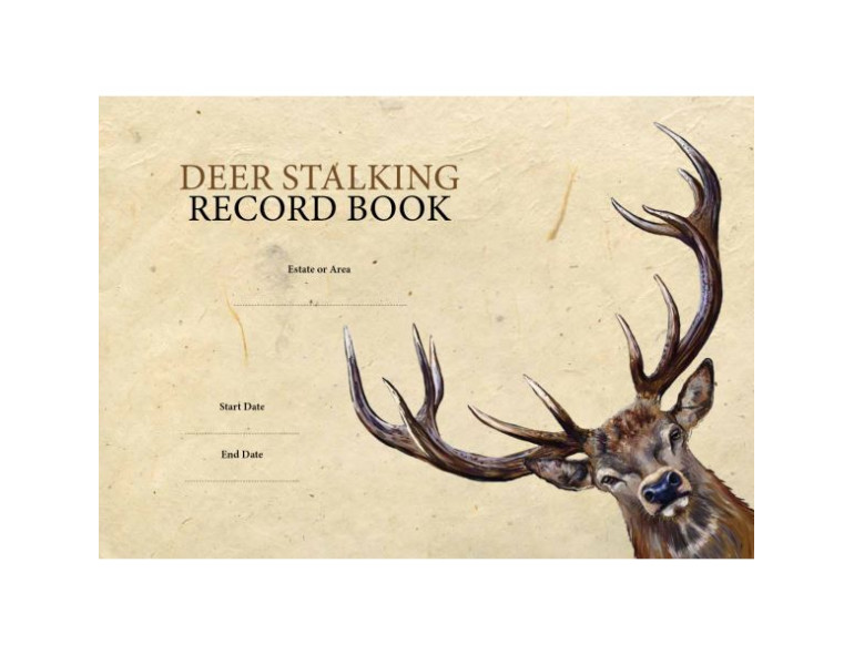 NEW SIMPSON BROTHERS DEER STALKING RECORD BOOK