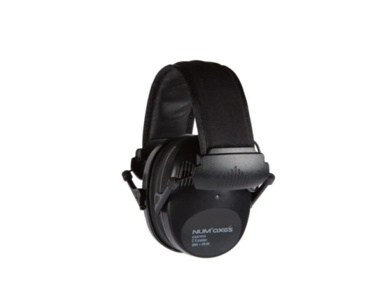 NEW NUM AXES ELECTRONIC EAR DEFENDERS - BLACK