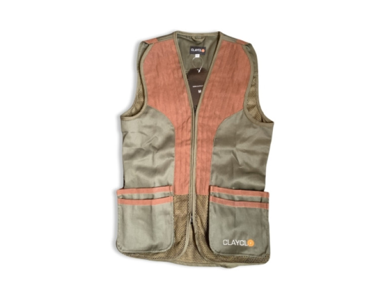 NEW CLAYCLO LADIES CLASSIC PRO SKEET VEST OLIVE GREEN