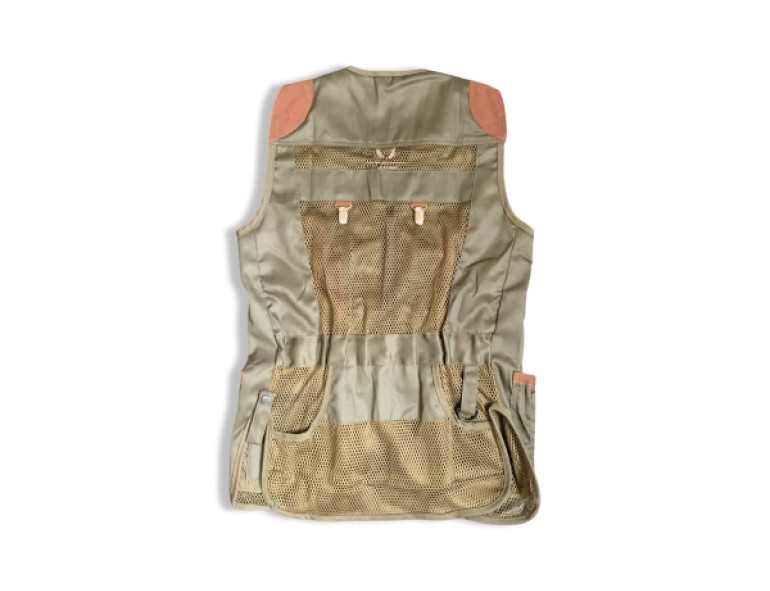 NEW CLAYCLO LADIES CLASSIC PRO SKEET VEST OLIVE GREEN
