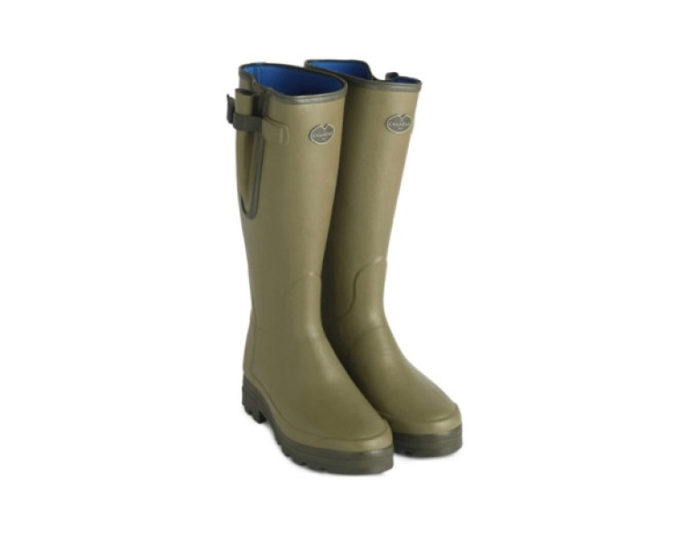 NEW LE CHAMEAU VIERZONORD NEOPRENE LINED WELLINGTON BOOT