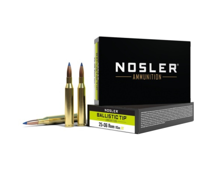 NEW NOSLER 25-06 115 GRAIN BALLISTIC TIP