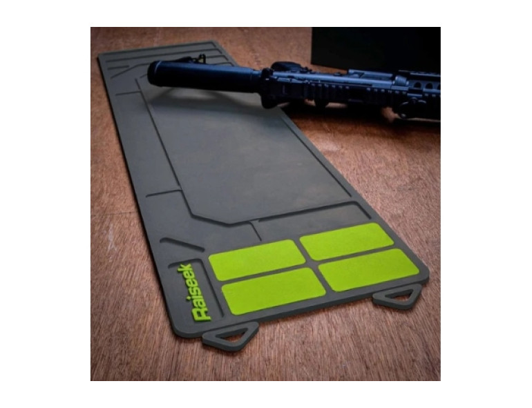 NEW RAISEEK CLEANING MAT LARGE GREEN/GREY