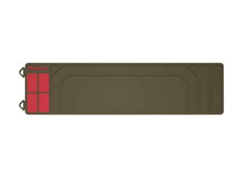 NEW RAISEEK CLEANING MAT LARGE RED/BROWN