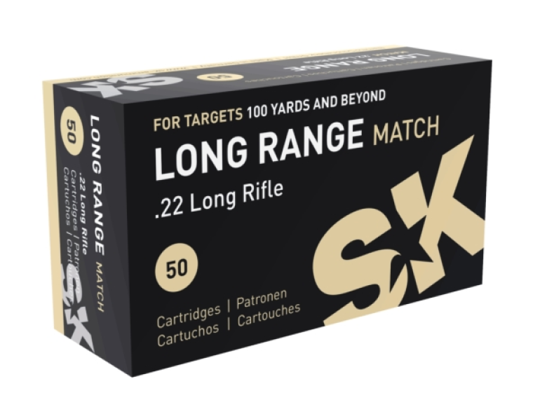 NEW SK LONG RANGE MATCH 40GRAIN 22LR