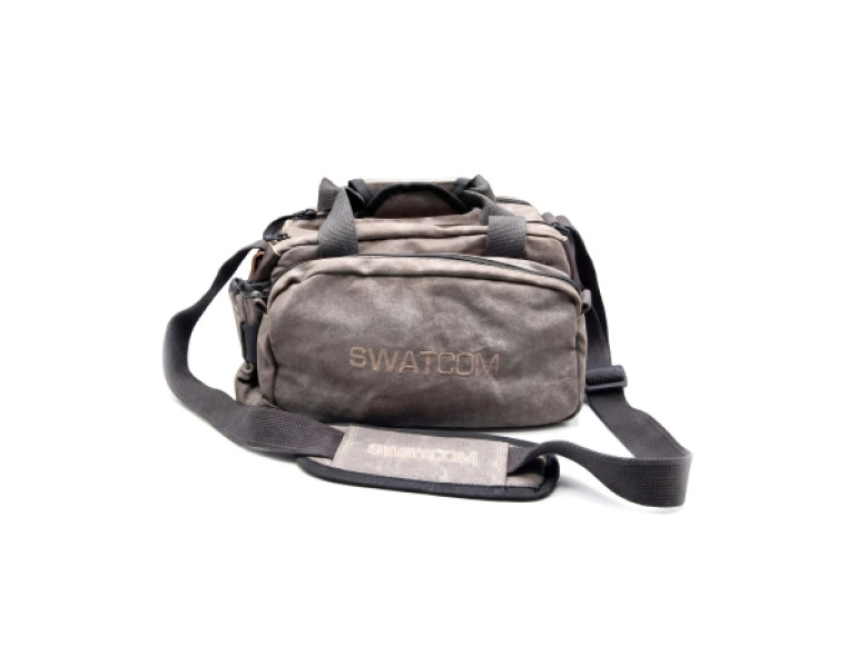 NEW SWATCOM MEDIUM RANGE BAG - BROWN CANVAS