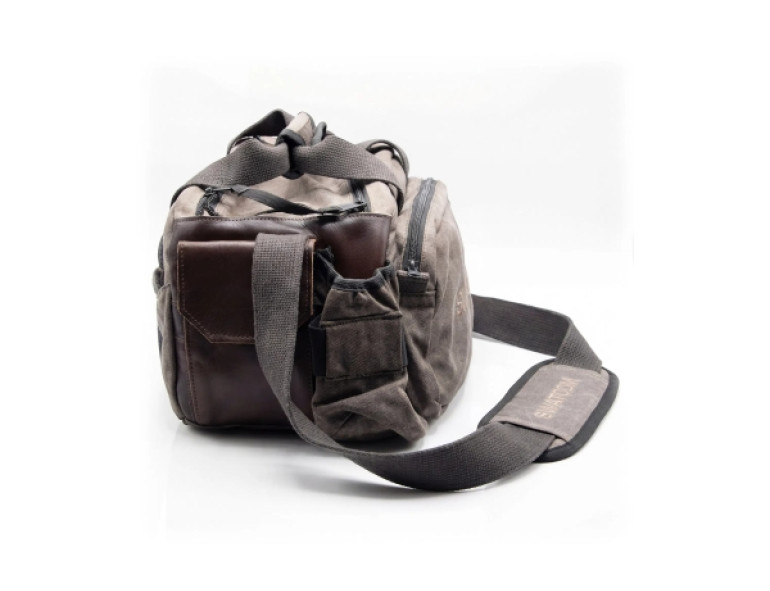 NEW SWATCOM MEDIUM RANGE BAG - BROWN CANVAS
