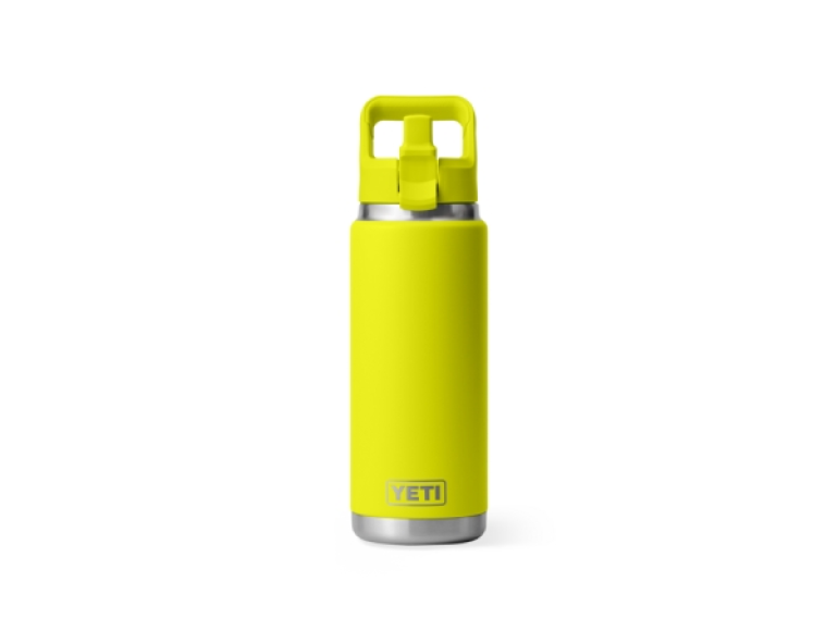 NEW YETI RAMBLER BOTTLE COLOUR STRAW CAP 26OZ